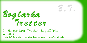 boglarka tretter business card